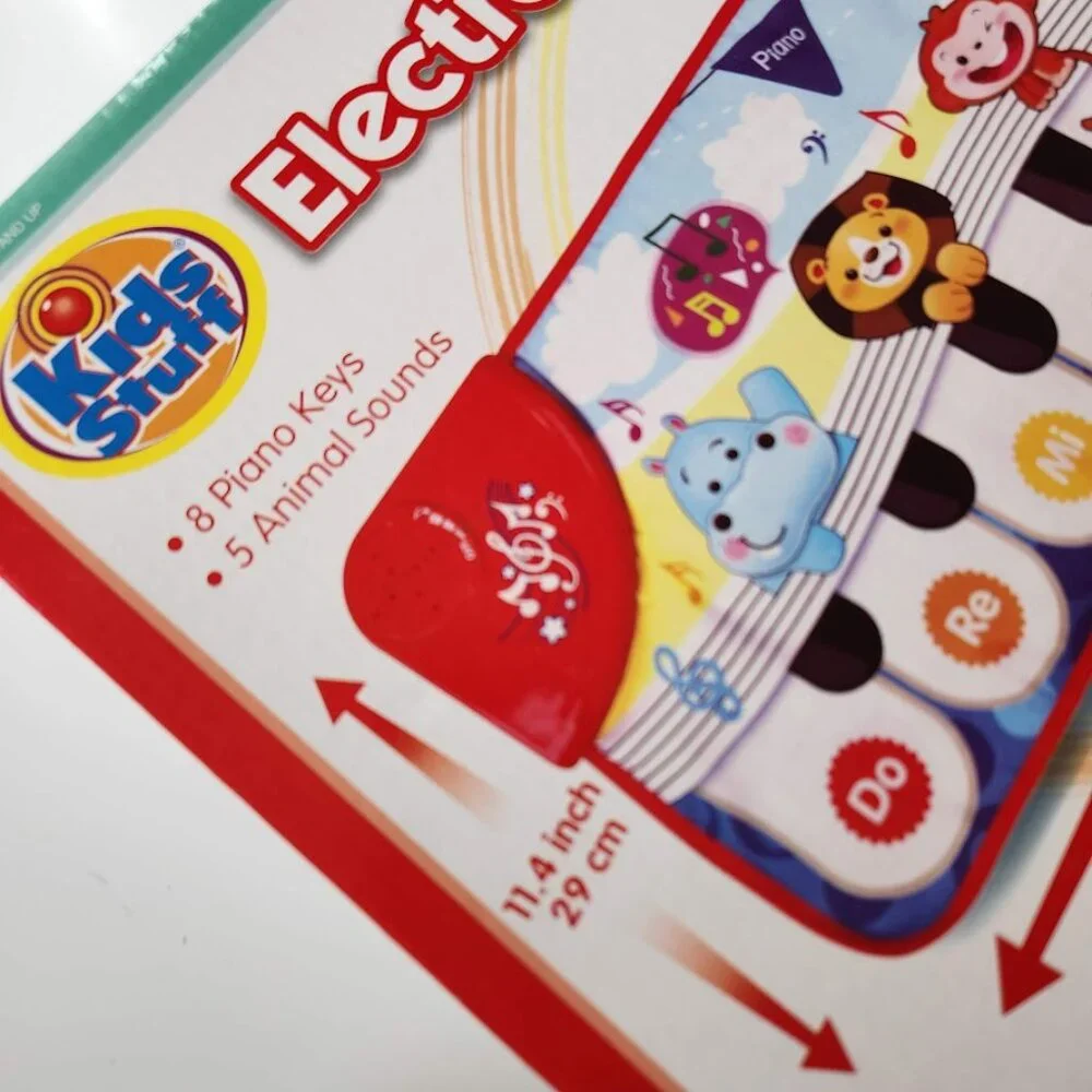 New Musical Piano Mat For Toddlers Electronic Floor Keyboard Playmat With Animal